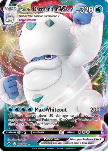 Galarian Darmanitan VMAX 37/185 - Vivid Voltage - Ultra Rare