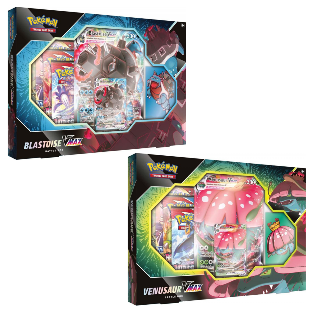 POKÉMON TCG Venusaur & Blastoise VMAX Battle Box - Shady Bloom