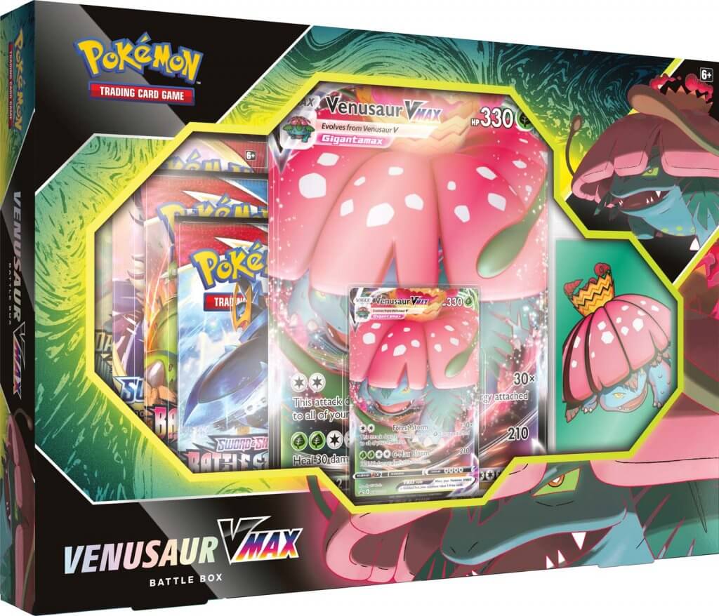 POKÉMON TCG Venusaur & Blastoise VMAX Battle Box Shady Bloom