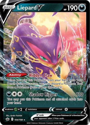 Liepard V 104/198 - Chilling Reign - Ultra Rare