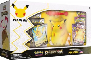 celebrations premium figure collection pikachu vmax msrp