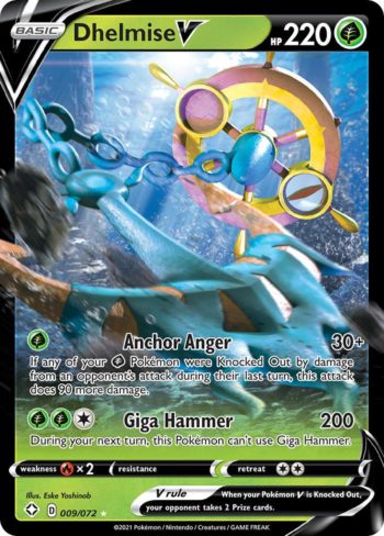 Dhelmise V 9/72 - Shining Fates - Ultra Rare