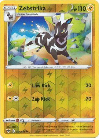 Zebstrika 54/185 - Vivid Voltage - Reverse Holo Uncommon