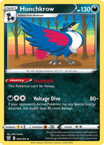 Honchkrow 94/163 - Battle Styles - Uncommon