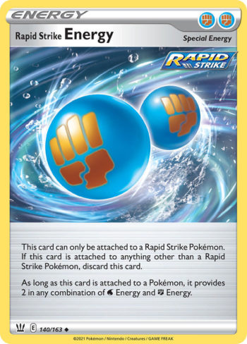 Rapid Strike Energy 140/163 - Battle Styles - Uncommon