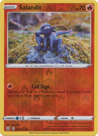Salandit 27/163 - Battle Styles - Reverse Holo Common