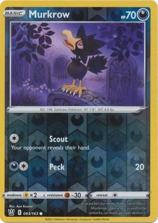 Murkrow 93/163 - Battle Styles - Reverse Holo Common