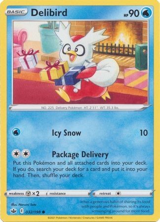Delibird 32/198 - Chilling Reign - Common