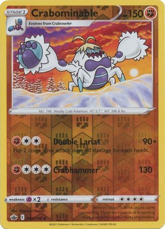 Crabominable 85/198 - Chilling Reign - Reverse Holo Uncommon
