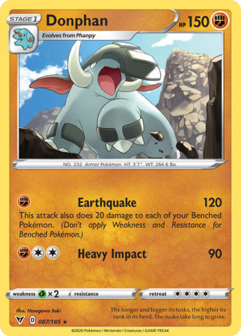 Donphan 87/185 - Vivid Voltage - Rare