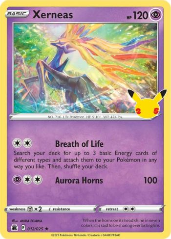 Xerneas 12/25 - Celebrations - Holo Rare