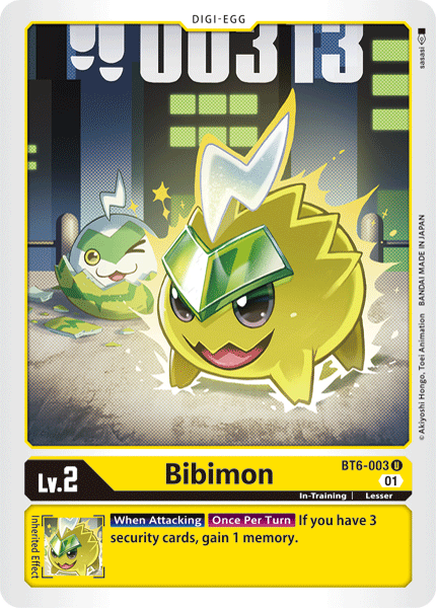 Bibimon BT6-003 - Double Diamond - Uncommon - Shady Bloom