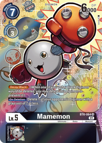 Mamemon BT6-064 - Double Diamond - Alternate Art Super Rare