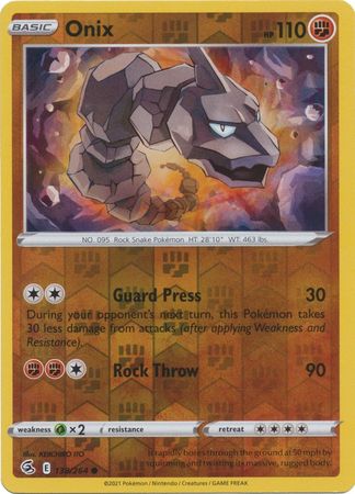 Onix 138/264 - Fusion Strike - Reverse Holo Common