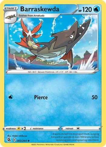 Barraskewda 83/264 - Fusion Strike - Uncommon