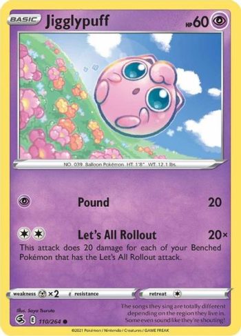Jigglypuff 110/264 - Fusion Strike - Common