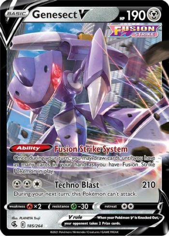 Genesect V 185/264 - Fusion Strike - Ultra Rare
