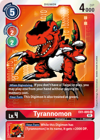 Tyrannomon EX1-005 - Classic Collection - Rare