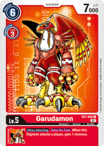 Garudamon EX1-006 - Classic Collection - Common