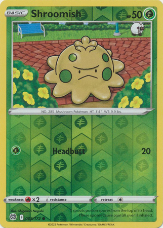 Shroomish 3/172 - Brilliant Stars - Reverse Holo Common