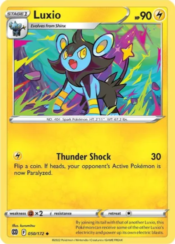 Luxio 50/172 - Brilliant Stars - Uncommon