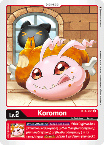 Koromon BT5-001 - Battle of Omni - Uncommon