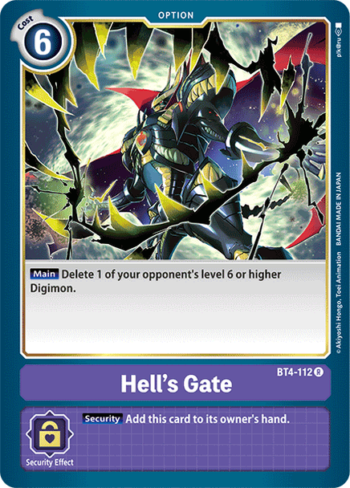 Hell's Gate BT4-112 - Great Legend - Rare
