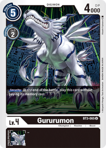 Gururumon BT3-065 - Special Release Booster V1.5 - Uncommon