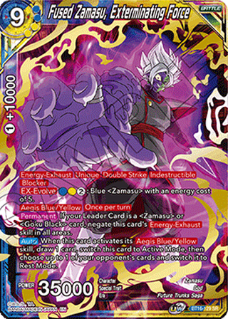 Fused Zamasu, Exterminating Force Bt16-129 - Realm Of The Gods - Super 