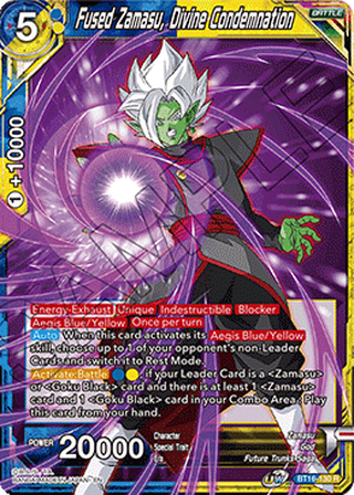 Future Zamasu, Divine Condemnation BT16-130 - Realm of the Gods - Rare ...