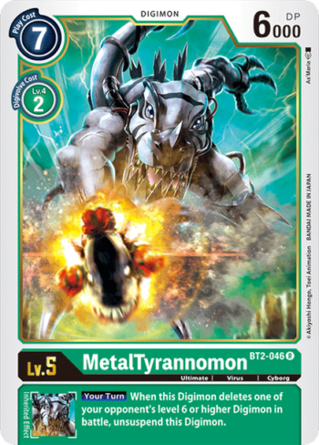 MetalTyrannomon BT2-046 - Special Release Booster V1.0 - Rare