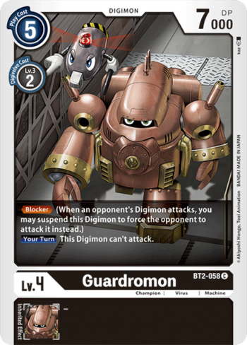 Guardromon BT2-058 - Special Release Booster V1.0 - Common