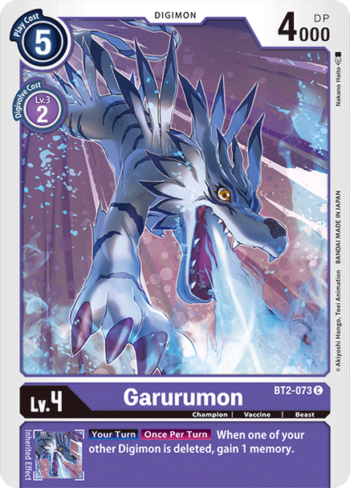 Garurumon BT2-073 - Special Release Booster V1.0 - Common