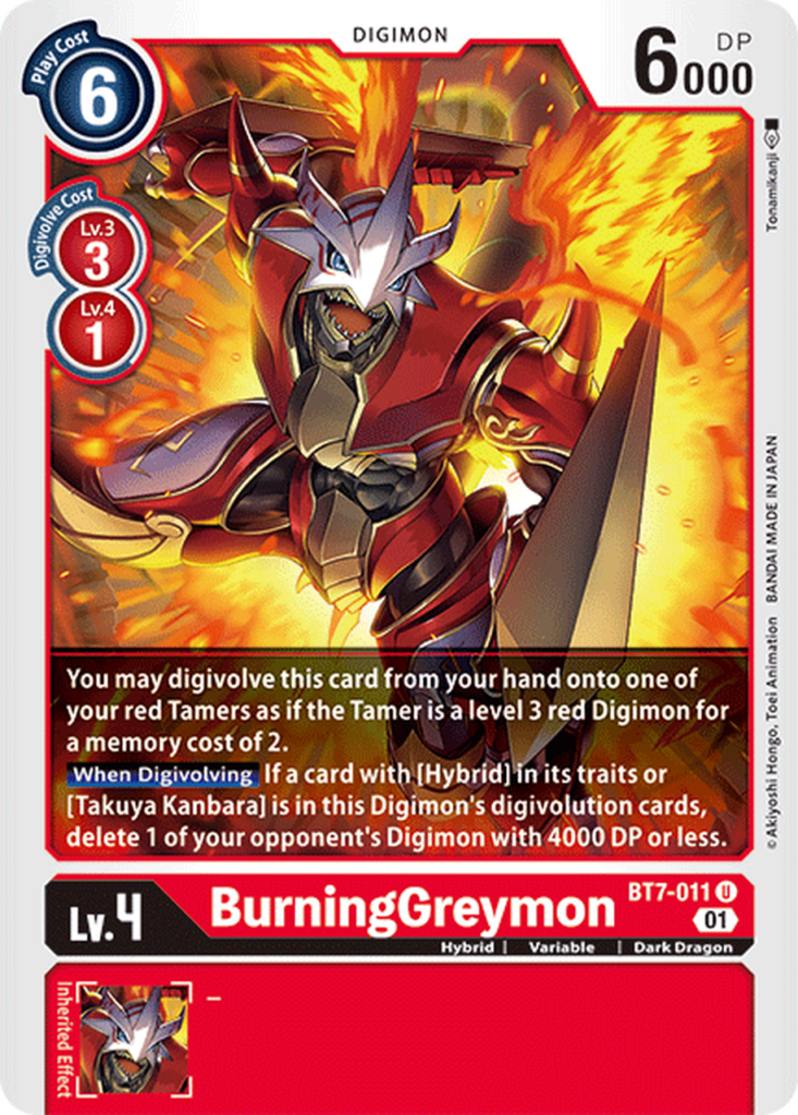 BurningGreymon BT7-011 - Next Adventure - Uncommon - Shady Bloom