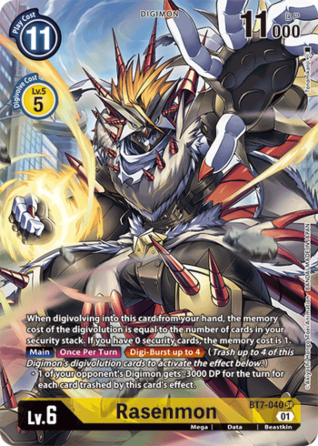 Rasenmon BT7-040 - Next Adventure - Alternate Art Super Rare