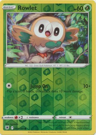 Rowlet 19/189 - Astral Radiance - Reverse Holo Common