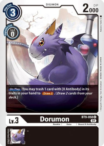 Dorumon BT9-058 - X Record - Uncommon