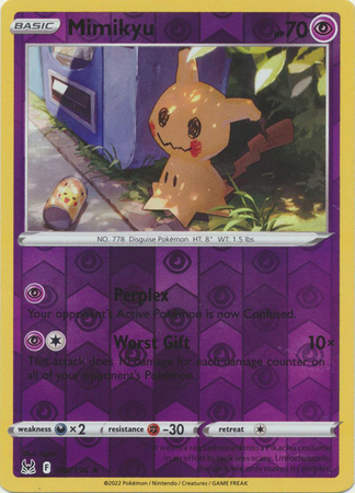 Mimikyu 80/196 - Lost Origin - Reverse Holo Rare