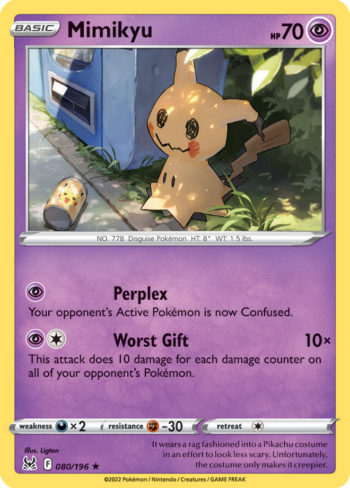 Mimikyu 80/196 - Lost Origin - Rare