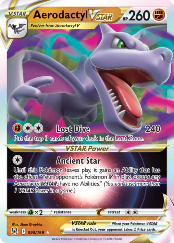 Aerodactyl VSTAR 93/196 - Lost Origin - Ultra Rare