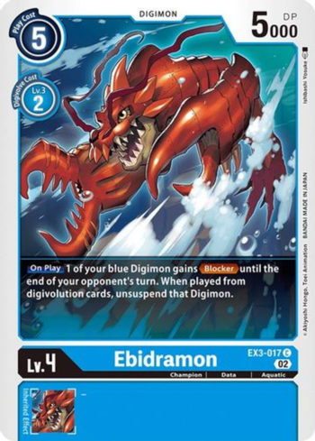 Ebidramon EX3-017 - Draconic Roar - Common