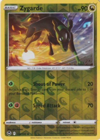 Zygarde 134/195 - Silver Tempest - Reverse Holo Rare