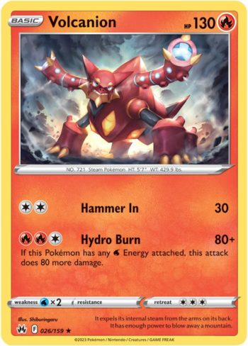 Volcanion 26/159 - Crown Zenith - Holo Rare