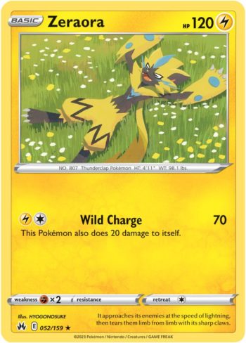 Zeraora 52/159 - Crown Zenith - Rare