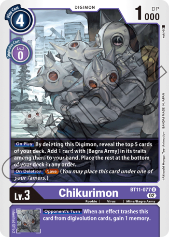 Chikurimon BT11-077 - Dimensional Phase - Uncommon