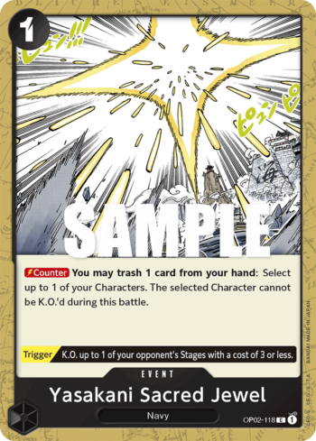 Yasakani Sacred Jewel OP02-118 - Paramount War - Common