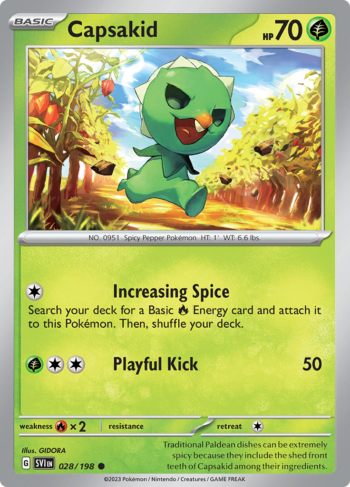 Capsakid 28/198 - Scarlet & Violet - Common