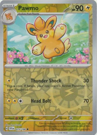 Pawmo 75/198 - Scarlet & Violet - Reverse Holo Common