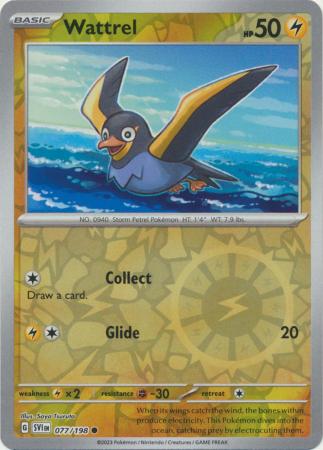 Wattrel 77/198 - Scarlet & Violet - Reverse Holo Common