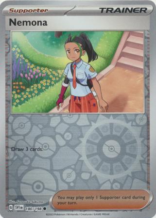 Nemona 180/198 - Scarlet & Violet - Reverse Holo Common